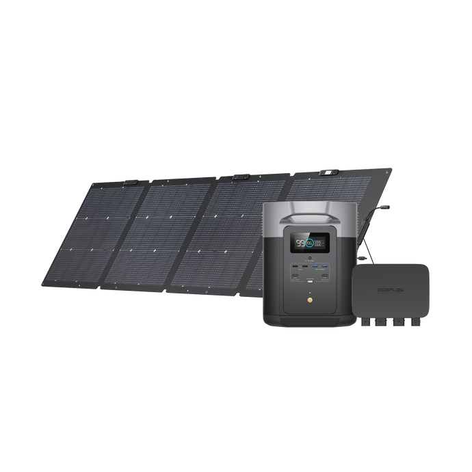 EcoFlow DELTA Max + 800W Alternator Charger + 220W Solar Panel